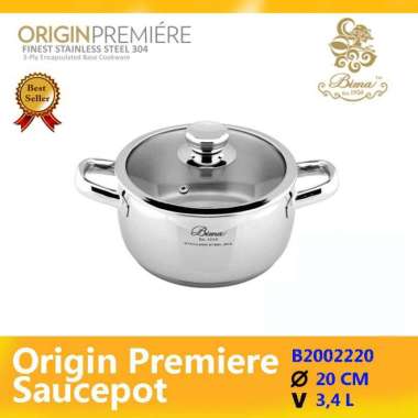 Panci BIMA Origin Premiere Saucepot B2002220 ORI 100% Multicolor