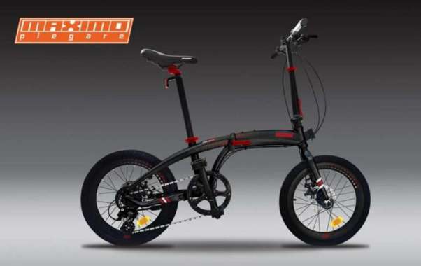 Maximo Piegare Cyclo Bx8 3.0 Sepeda Lipat [20 Inchi/8 Speed] Black - Red