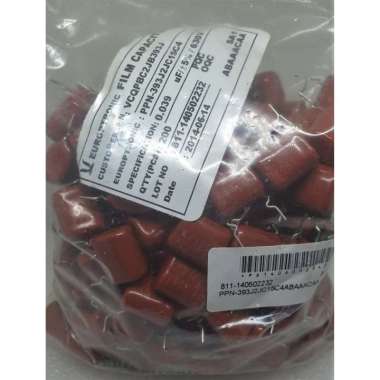 Capacitor Mylar Atau Kapasitor Milar 393J 0.039uF 630V - Harga per 1 pcs