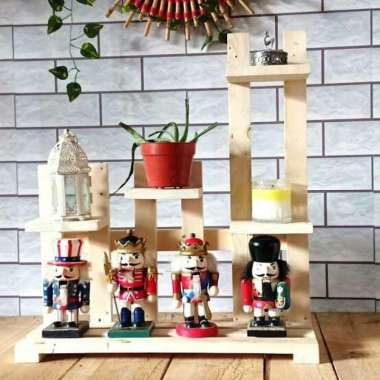 rak mini dari kayu. T=50cm.