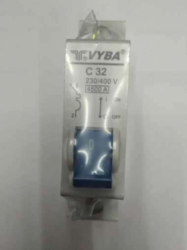 MCB 32A 1 PHASE VYBA BIRU PUTIH