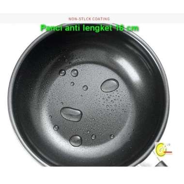 Panci SET ANTI LENGKET 2 pcs ( Penggorengan 18 cm dan Panci 16 cm ) - SET16dan18 ORI 100% silver