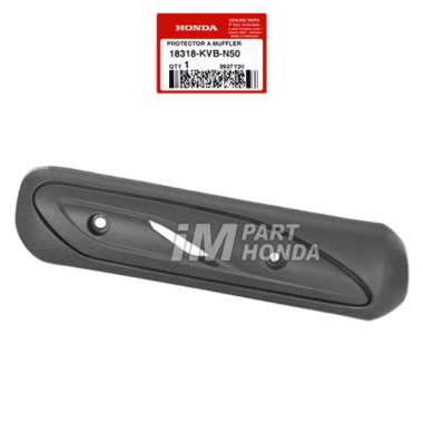 AHM 18318-KVB-N50 Cover Tameng Tutup Knalpot Vario 110 CW Old Lama Techno Karbu