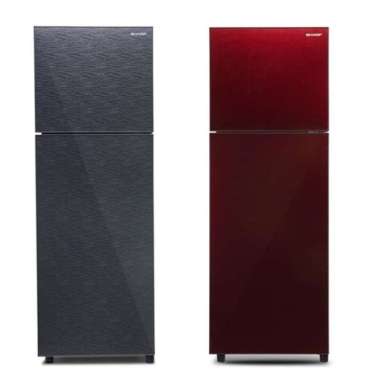 Sharp Kulkas 2 Pintu Sj-246Xg Sj246Xg Sj 246Xg LEMARI ES