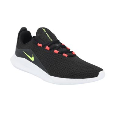 NIKE Men Running Viale Sepatu Lari Pria - Black Red [AA2181-001]