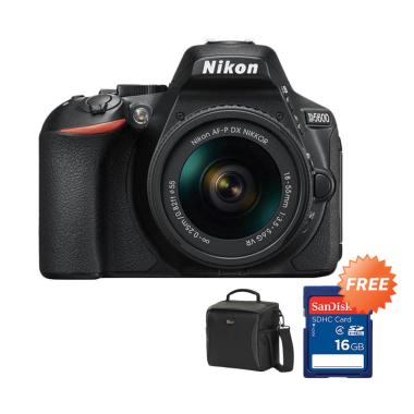 Nikon D5600 Kit 18-55mm VR Kamera D ... epro Format + Memory 16GB