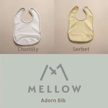 Mellow Adorn Bib Celemek Bayi Anak Hello Mellow Sorbet