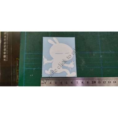 Cutting Sticker Lucu Tutup Besin / Spion / Mobil / Motor / Helm