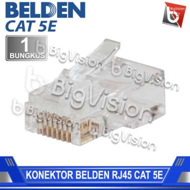 KONEKTOR BELDEN RJ45 CAT 5E ORIGINAL 1 BUNGKUS