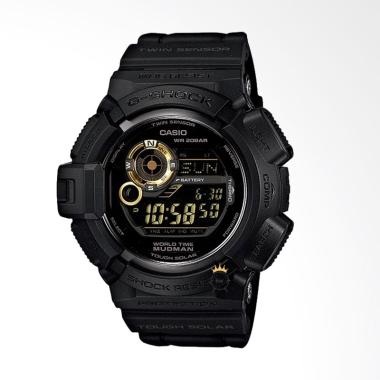 CASIO G-Shock Resin Band Jam Tangan Pria - Black [G-9300GB-1] Hitam