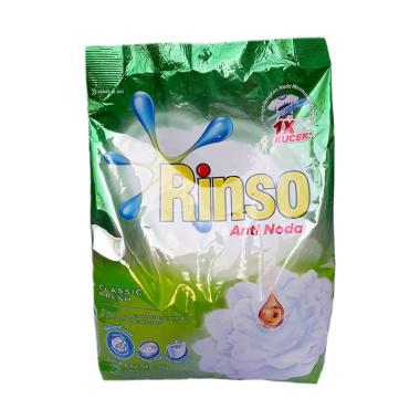 Promo Harga Rinso Anti Noda Deterjen Bubuk Classic Fresh 1800 gr - Blibli