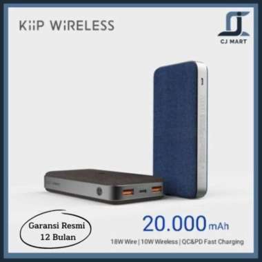 KiiP WIRELESS EW40 Power Bank 10W Fast Charging PD&QC 3.0 20W 20000mAh