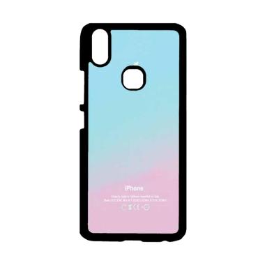 OEM Apple Logo Pink Aqua Teal Paste ... rdcase Casing for VIVO V9