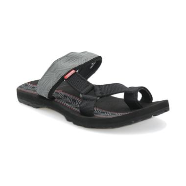 Carvil Leorio-M Sandal Pria - Black Grey [5B.LRI.001.10]