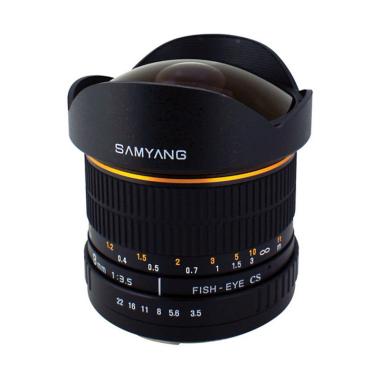 Samyang 8mm f/3.5 Fisheye Lensa Kamera for Sony