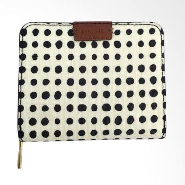 Fossil SL7373125 Emma Mini Multi Dompet Wanita - White Black