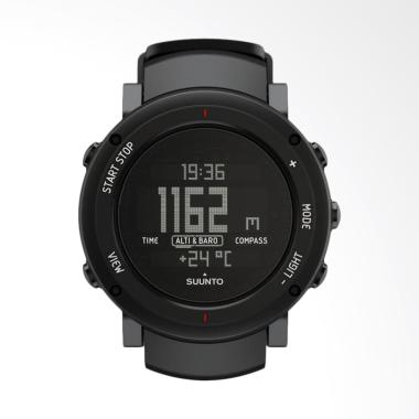 Suunto Core Alu Deep Rubber Strap Digital Jam Tangan Pria - Black [SS018734000] Black
