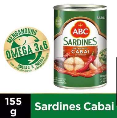 abc sarden 155 gr / sarden abc chili/cabe