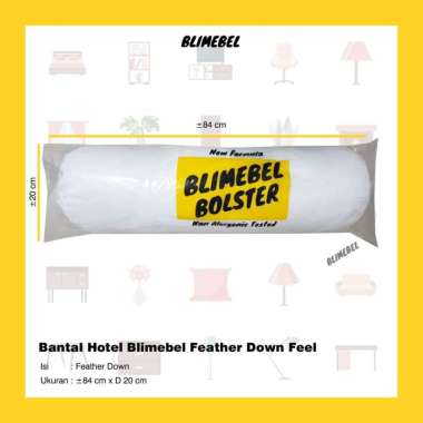 BLIMEBEL Guling Hotel Feather Down Feel / Bolster Export Quality