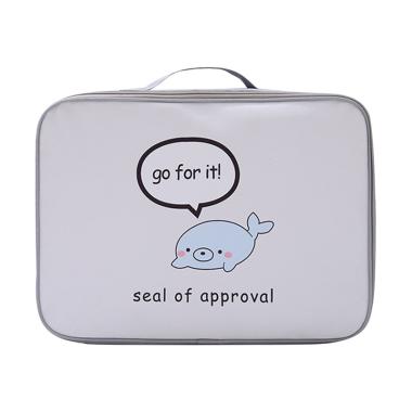 Homestuff Seal Mini Koper Tas Travel Organizer - Krem