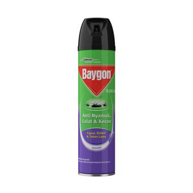Promo Harga Baygon Insektisida Spray Silky Lavender 600 ml - Blibli
