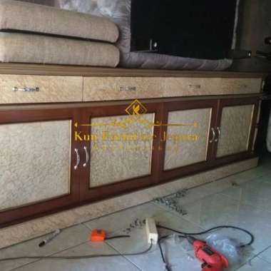 Buffet tv long 250 cm, buffet kayu jati, buffet minimalis, meja tv