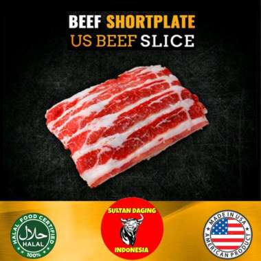 US SHORTPLATE BEEF 1 KG PREMIUM /DAGING SLICE SHABU SHORTPLATE/ DAGING SLICE SHORTPLATE US TERMURAH/