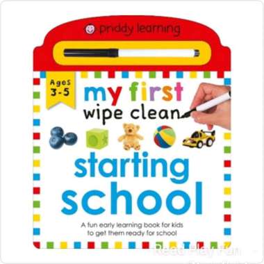 STARTING SCHOOL - Priddy wipe clean board book