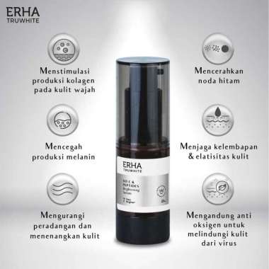 ERHA Truwhite Vit C & Peptides Brightening Serum 20ml - ERHA Serum Flek Hitam / Bekas Jerawat - Seru