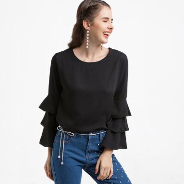 BarBar Blouse Ruffled Sleeve Atasan Wanita