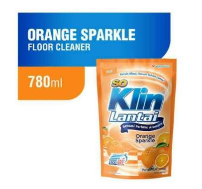 Promo Harga So Klin Pembersih Lantai Orange Sparkle 780 ml - Blibli