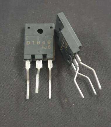 Transistor D1649 Horizontal Deflection Output dgn Damper Diode - Tekuk