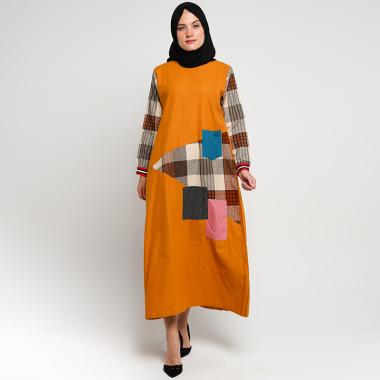 Model gamis batik remaja trendy