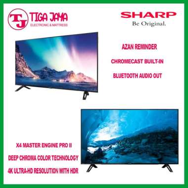 SHARP 70CK3X ANDROID TV LED 4K 70CK UHD 70 INCH 4T-C70CK3X SMART TV
