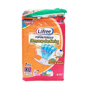 Promo Harga Lifree Popok Perekat Menyerap dan Kering XL6 6 pcs - Blibli