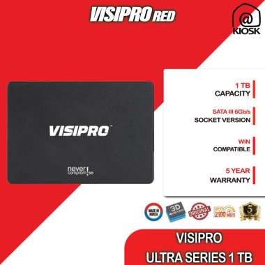 Visipro Red SSD Ultra Series 1TB Made In Korea - 2.5 inch SATA - 7mm