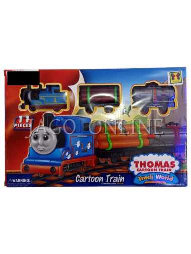 Mainan anak laki laki cowok kereta keretaan thomas kereta api satu set track set