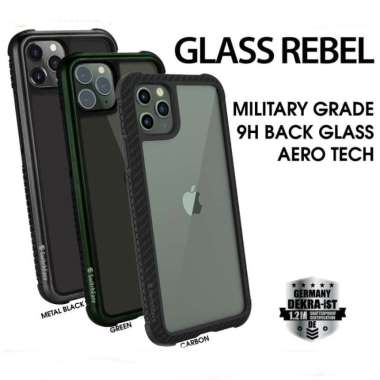 Case iPhone 11 Pro Max / 11 Pro / 11 Casing SwitchEasy Glass Rebel iPhone 11 Carbon