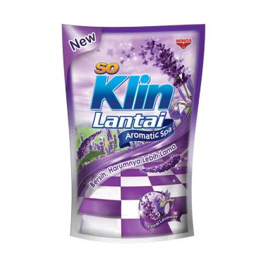 Promo Harga SO KLIN Pembersih Lantai Ungu Floral Lavender 400 ml - Blibli