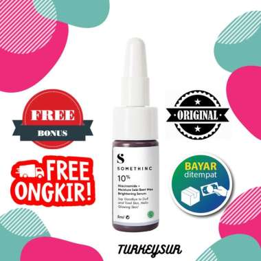 SOMETHINC Niacinamide + Moisture Sabi Beet Max Brightening Barrier Serum 5% 10% Niacinamide Niaciami