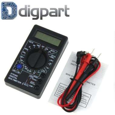 Multimeter Saku DT830D Multitester Buzzer Digital Avo Meter DT-830-D
