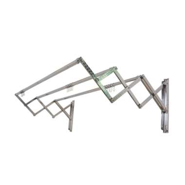 Jemuran Dinding Baju Stainless Steel Liveo LV316 Jemuran Lipat Gantung ORIGINAL 100 % Multicolor