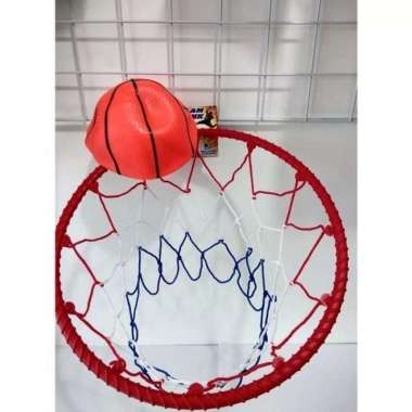 Mainan anak ring basket dan bola