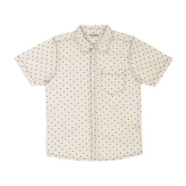 TORIO Smart Casual Shirt Off White - Kemeja Anak Laki-laki - Baju Atasan Anak Laki-Laki 8-9 tahun