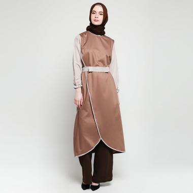 Radwah RPLATCF05 Paola Tunic Muslim Wanita - Coffee