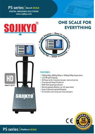 TIMBANGAN DUDUK DIGITAL SOJIKYO 100KG