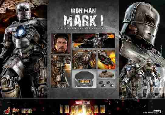 hot toys MMS605 D40 Iron Man Mark 1 Mark I DIECAST