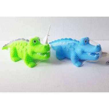 Buaya Karet Bisa Bunyi B849 - Mainan Binatang Anak