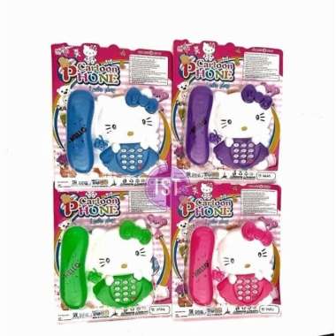 Cartoon Phone Hello Kitty - Mainan Telepon Anak