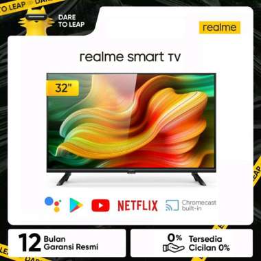 Realme Android Smart TV [ 32 Inch ] Smart TV 32 Inch - Garansi Resmi Realme TV 32Inch Black